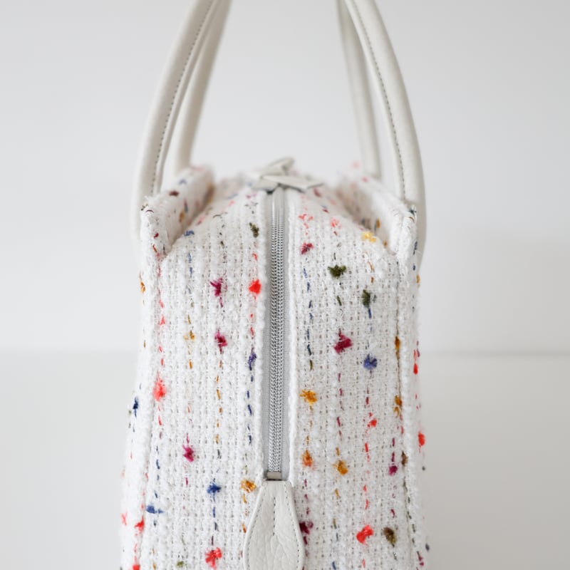 利休バッグ /multi dot tweed/ R_1178 | Day After Day