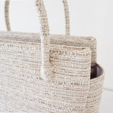 和装トート /Beige tweed / R_1101