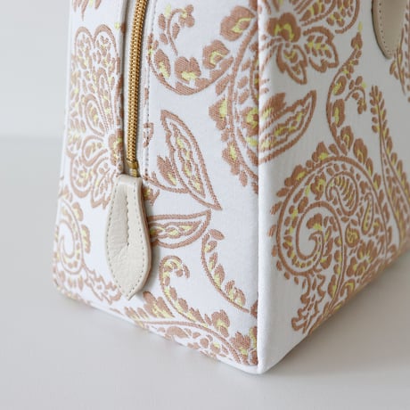 利休バッグ  / Beige Paisley / R_1134