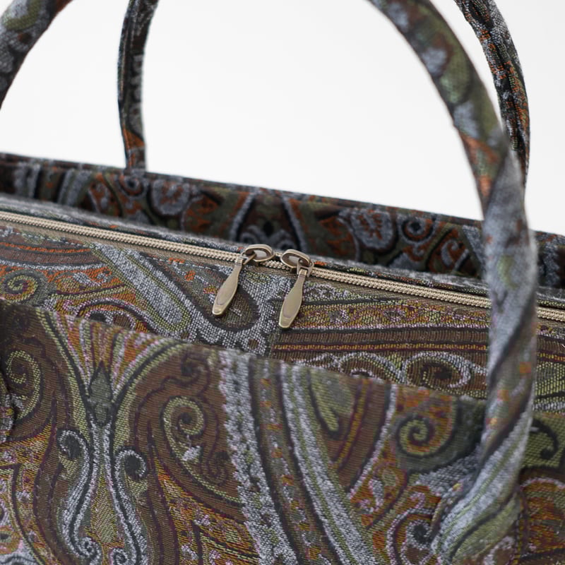 グレー 利休バッグ 五嶋紐謹製 利休バッグ グレー