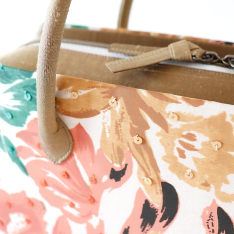 利休バッグ/ Floral print / R_1058