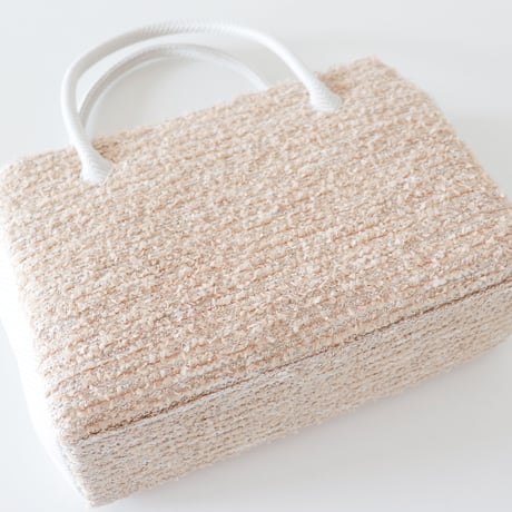 和装トート / Beige White/ R_1078