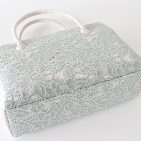 和装トート / Mint green Beige / R_1073