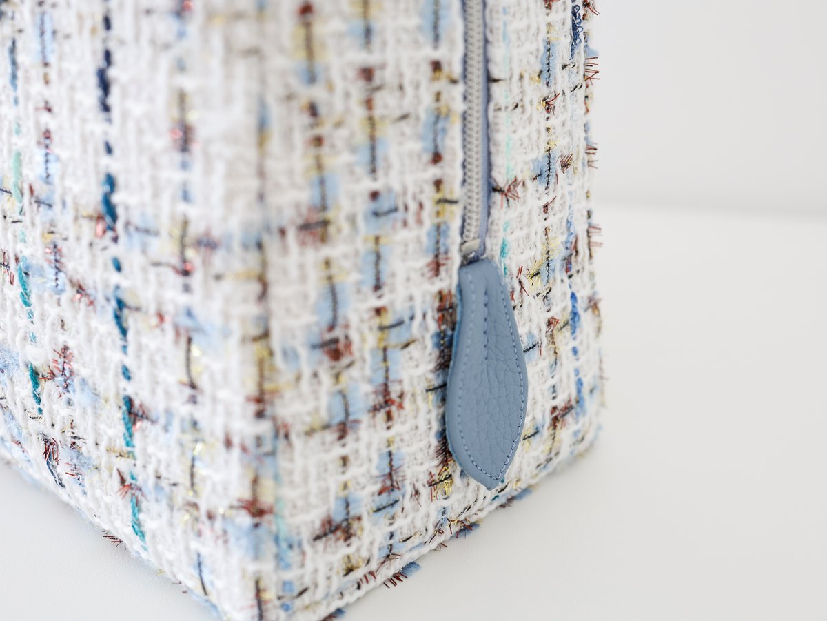 利休バッグ /blue fancytweed/ R_1155 | Day After Day 利休バッグ /blue fancytweed/ R_1155 | Day After Day