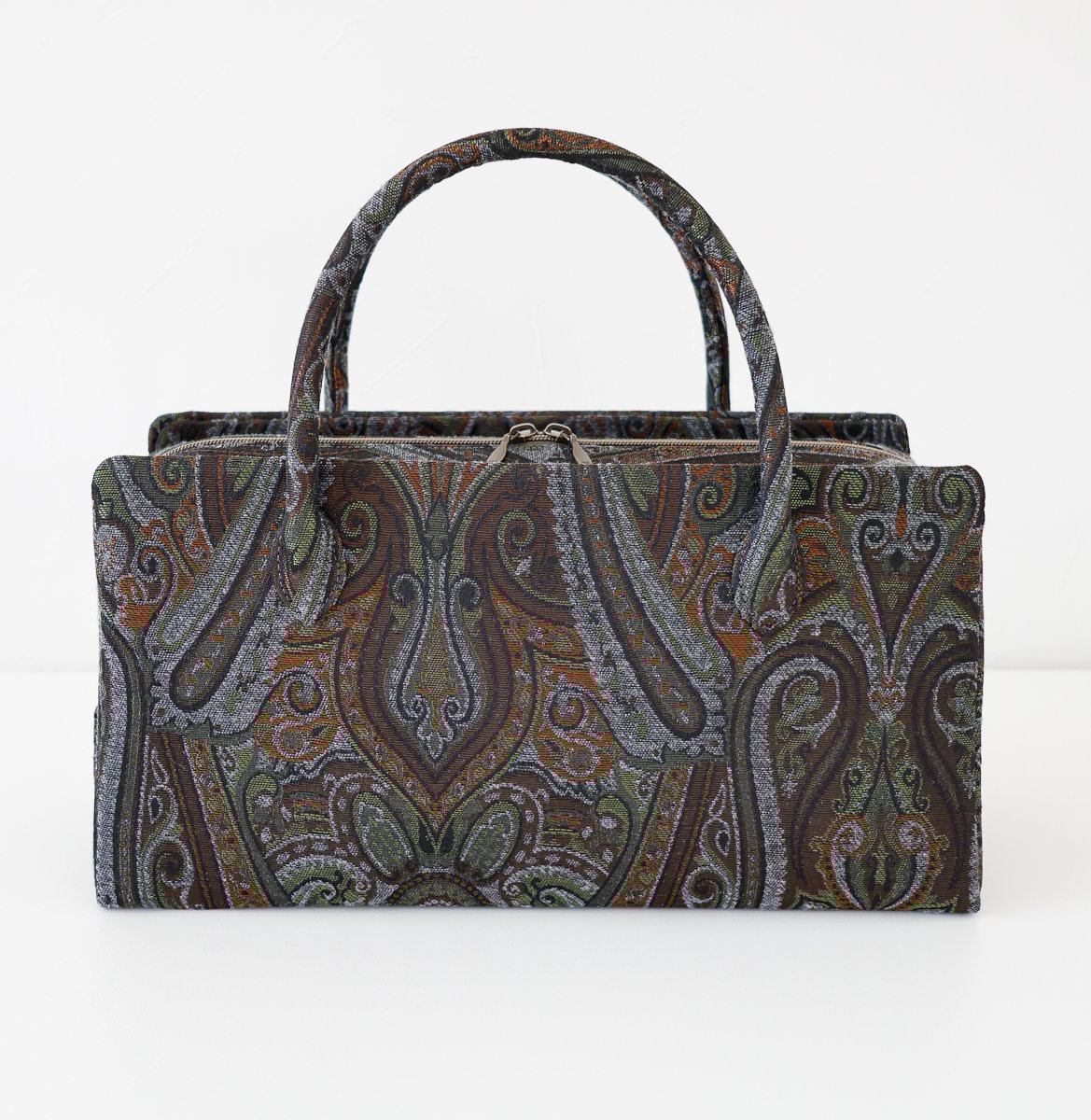 REFILLED BY HENRY HARRIUS【定価12100円】 利休バッグ/gray green jacquard / R_1158 | Day After Day