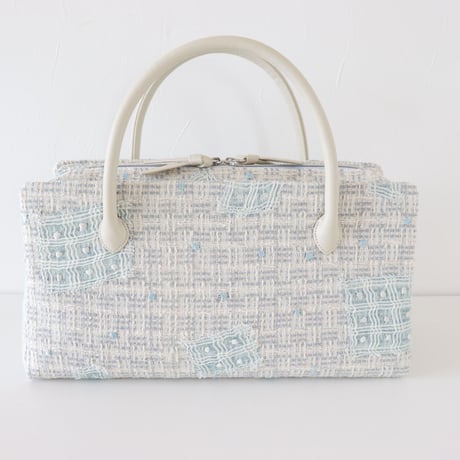 利休バッグ R_1052 / Light BlueTweed