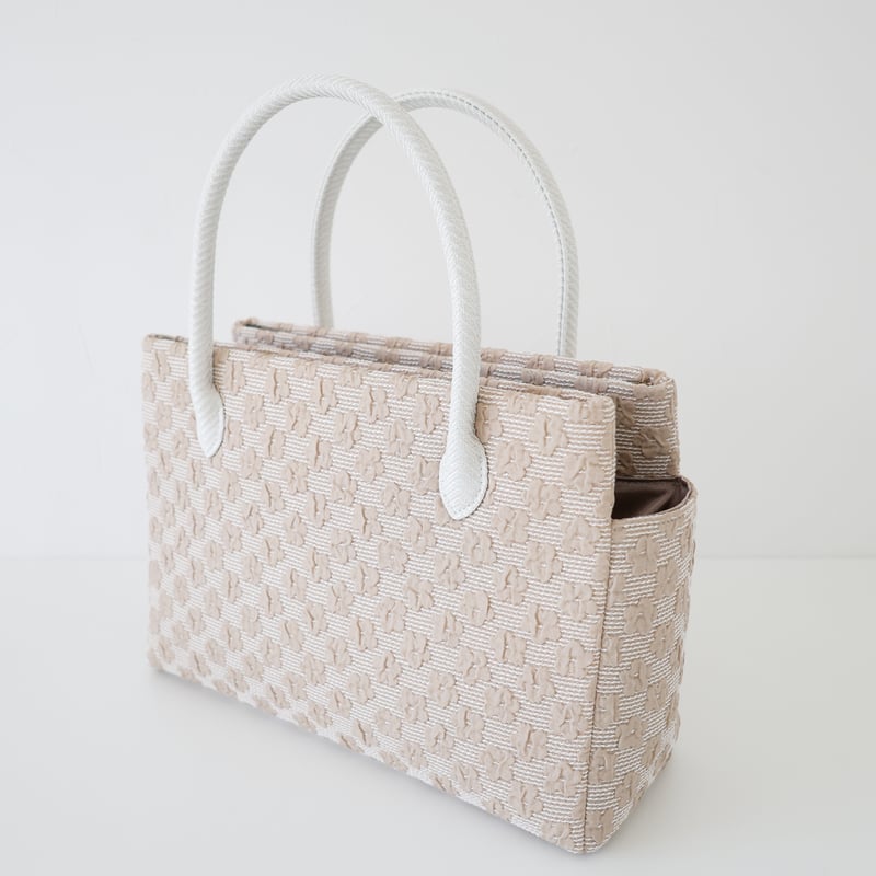 和装トート / Beige Flower / W_1131 | Day After Day