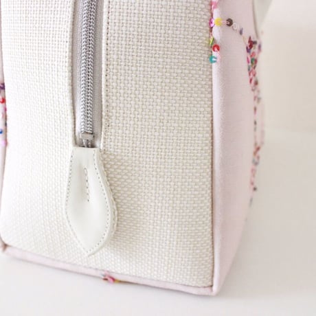利休バッグ R_1038 / light pink sequins