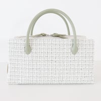 利休バッグ / Matcha × White/ R_1040