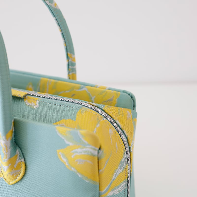 利休バッグ / Mint Green Floral / R_1121 | Day After Day