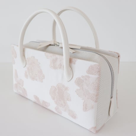 利休バッグ /Floral ivory / R_1108