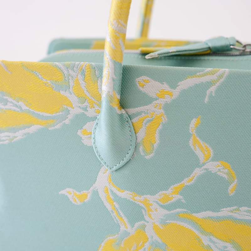 利休バッグ / Mint Green Floral / R_1121 | Day After Day