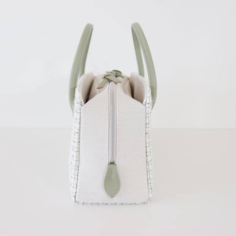 利休バッグ / Matcha × White/ R_1040