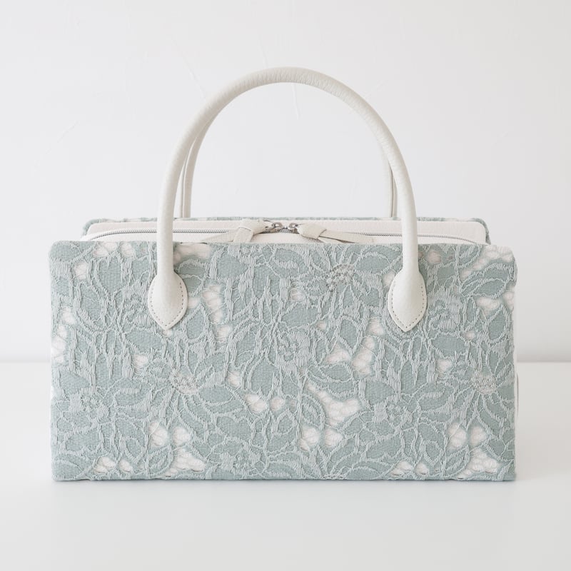 利休バッグ /green floral race/ R_1176 | Day After Day