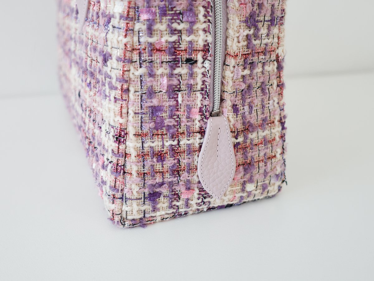 利休バッグ/pink fancy tweed/ R_1157 | Day After Day