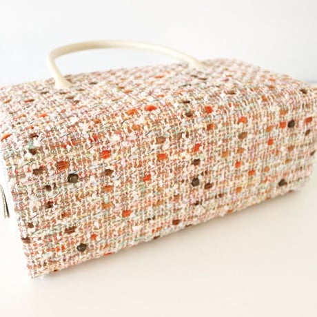 利休バッグ  R_1012 / Tournier_Orange Beige