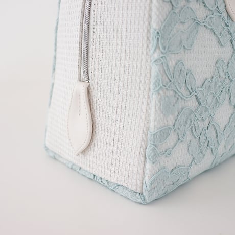 利休バッグ / Ice green Lace / R_1062