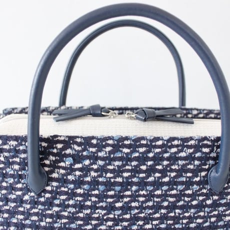 利休バッグ  R_1009 / linton tweed fabric