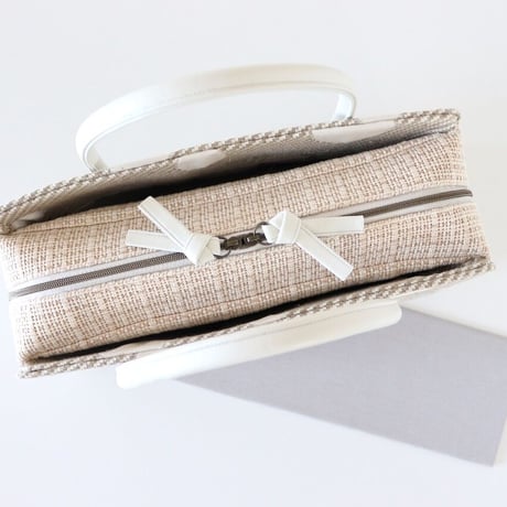 利休バッグ R_1047 / Jute fabric