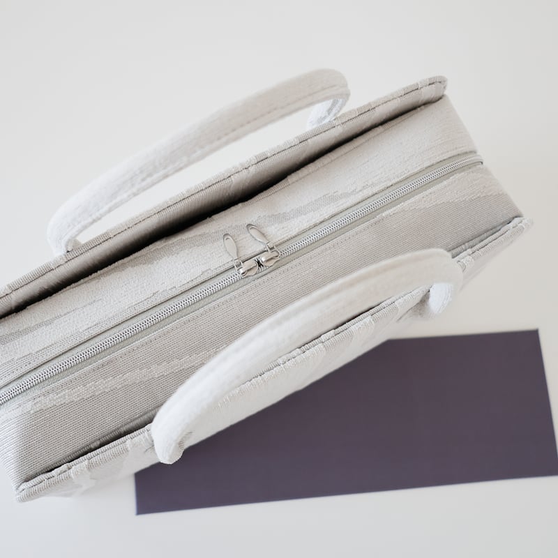 グレー 利休バッグ 利休バッグ 『forest dot グレー』 - アトリエシムラ