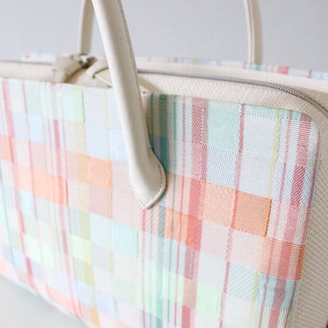 利休バッグ  R_1007 / Colorful checkered