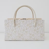 利休バッグ  /floral matelasse/ R_1150