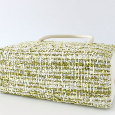 利休バッグ R_1013 / Green moss