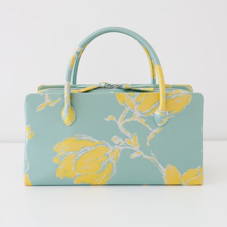 利休バッグ / Mint Green Floral / R_1121