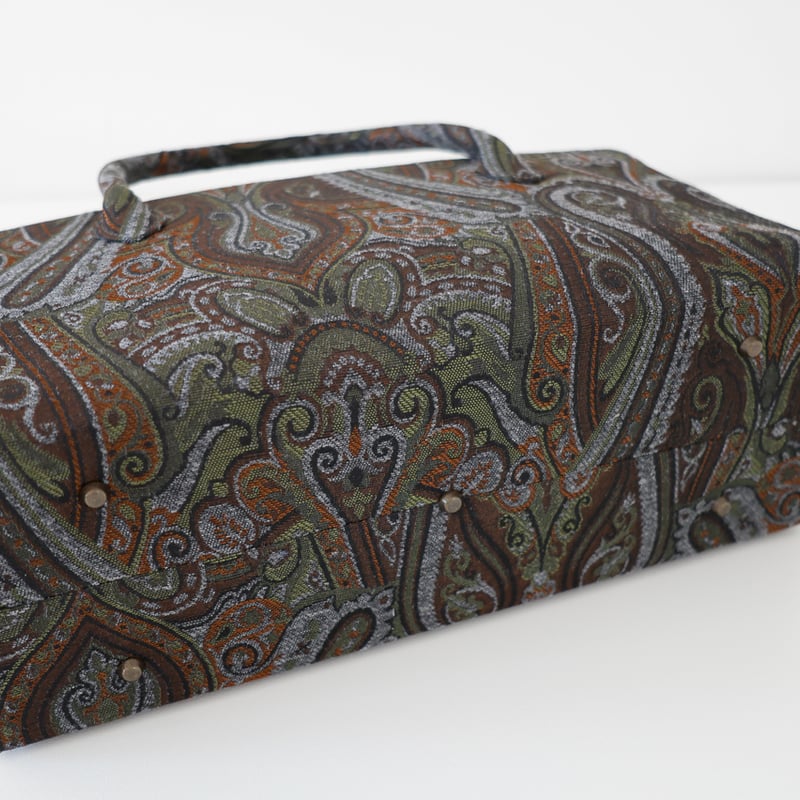 グレー 利休バッグ 利休バッグ 『forest dot グレー』 - アトリエシムラ