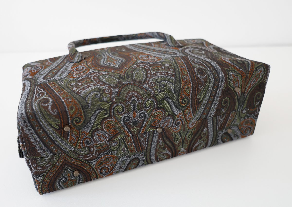 利休バッグ/gray green jacquard / R_1158 | Day After Day