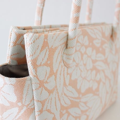 和装トートバッグ W_1033 /  Floral