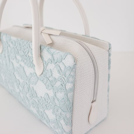利休バッグ / Ice green Lace / R_1062