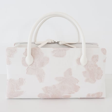 利休バッグ /Floral ivory / R_1108