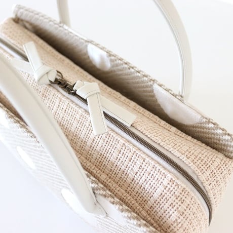 利休バッグ R_1047 / Jute fabric