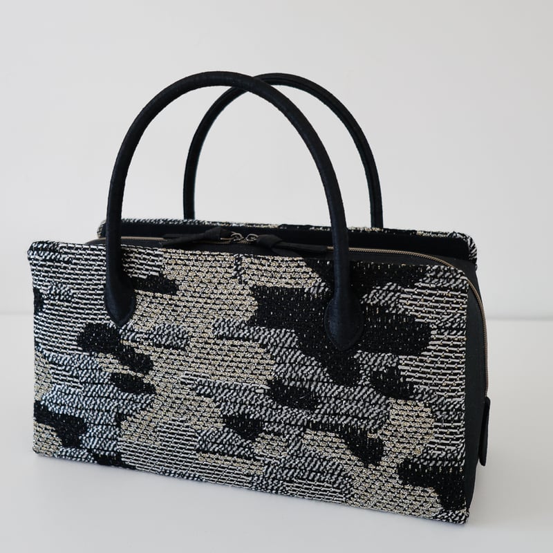 黒の源氏香 利休バッグ 黒の源氏香利休バッグ