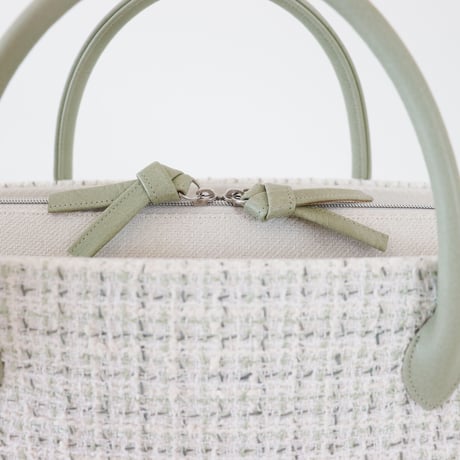 利休バッグ / Matcha × White/ R_1040