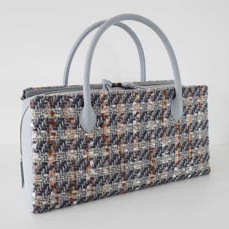 利休バッグ/ multi tweed/ R_1169
