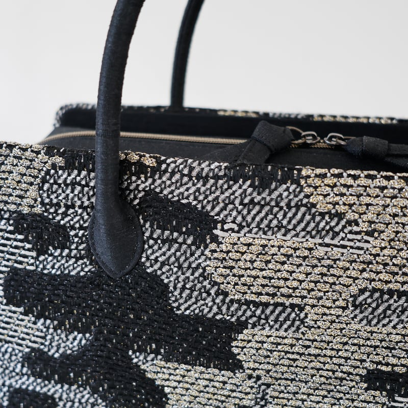 利休バッグ/black jacquard / R_1162 | Day After Day