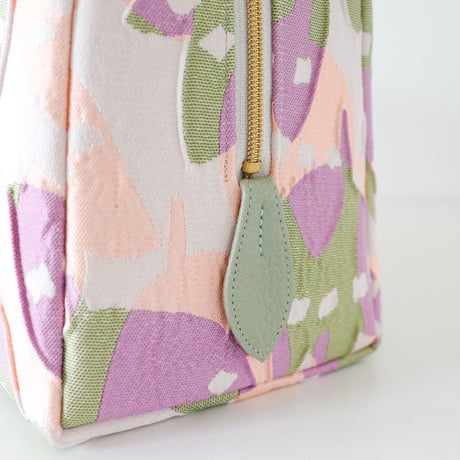 利休バッグ  / Floral matelasse / R_1057