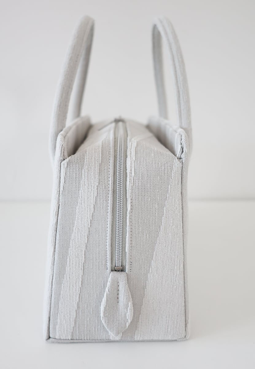 グレー 利休バッグ 利休バッグ 『forest dot グレー』 - アトリエシムラ