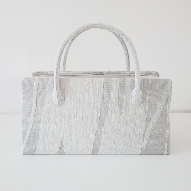 グレー 利休バッグ 利休バッグ 『forest dot グレー』 - アトリエシムラ