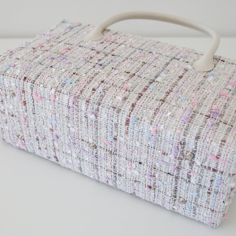 利休バッグ /pastel pom pom/ R_1154 | Day After Day