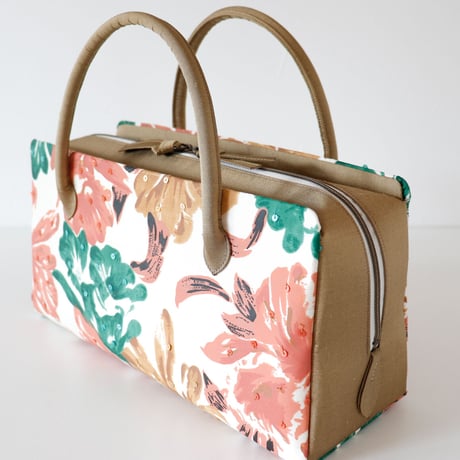 利休バッグ/ Floral print / R_1058