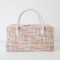 利休バッグ /Beige tweed/ R_1171