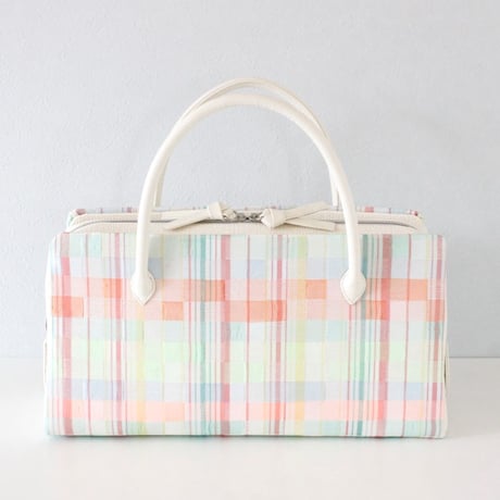 利休バッグ  R_1007 / Colorful checkered