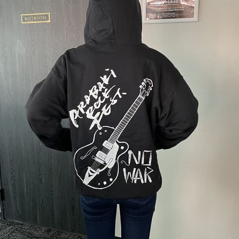 アラバキ ロックフェス チバユウスケコラボ ジップパーカー ARABAKI ROCK FEST. チバユウスケコラボ NOWAR ジップパーカー