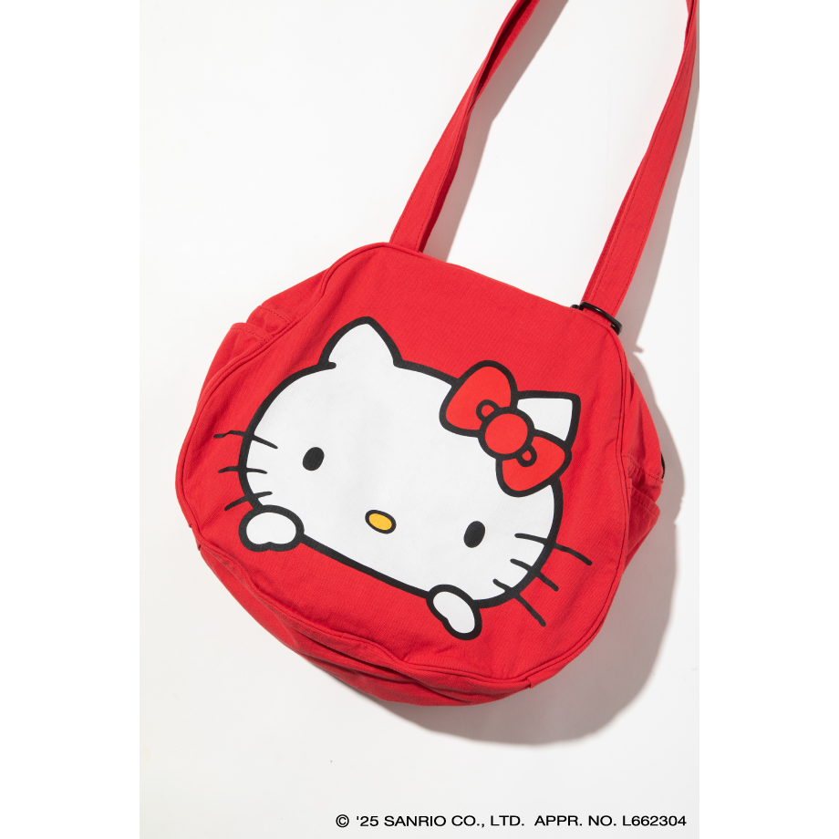 ハローキティ×クマタン フェイストートバッグ【KMT-GC-001RED】※10月