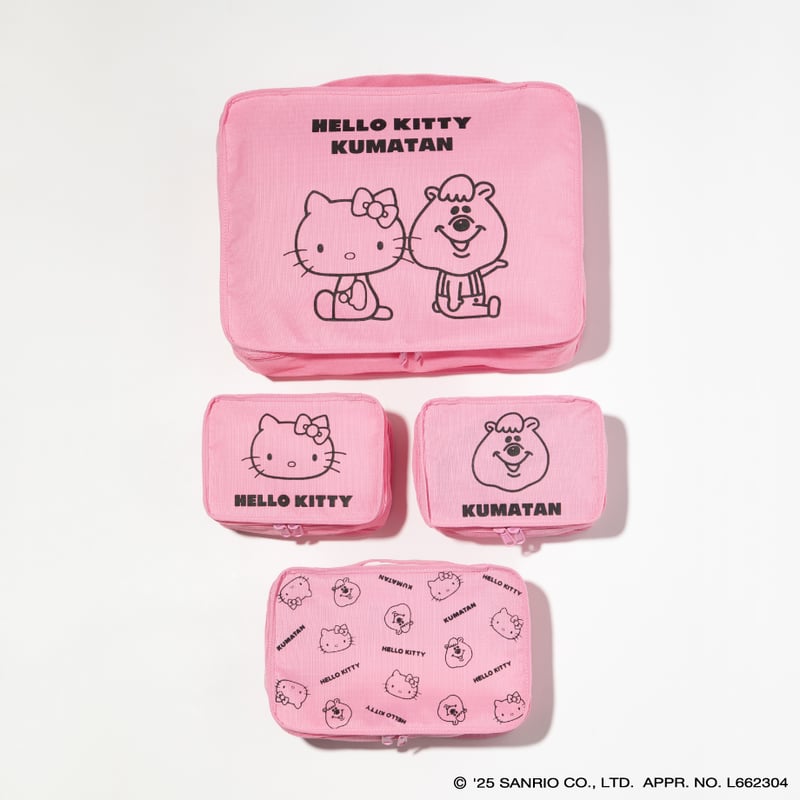ハローキティ×クマタン トラベルバッグ【KMT-GC-002PNK】※10月