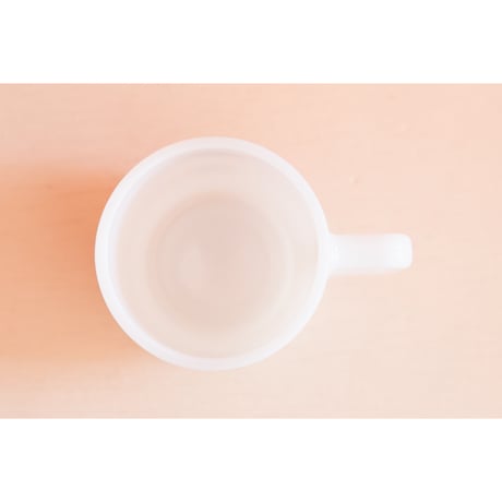 クマタンミルクガラスマグカップ【KMT-457WH】