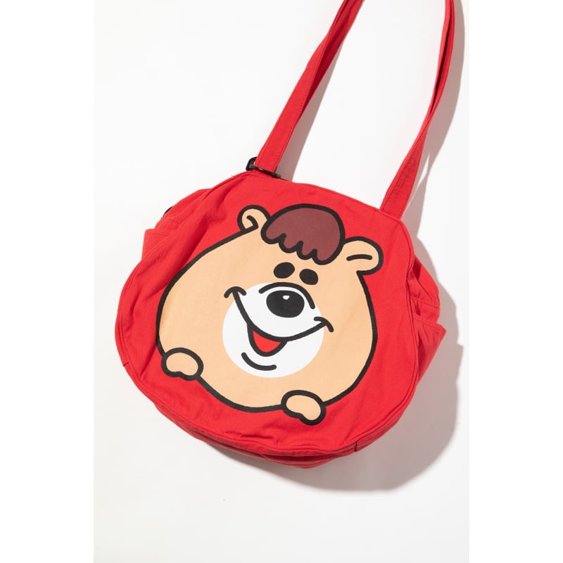 ハローキティ×クマタン フェイストートバッグ【KMT-GC-001RED